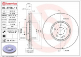 Brzdový kotouč BREMBO 09.A726.11 - CHRYSLER, MERCEDES-BENZ