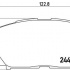 Sada brzdových destiček BREMBO P83106 - LEXUS, TOYOTA Sada brzdových destiček BREMBO P83106 - LEXUS, TOYOTA