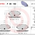 Sada brzdových destiček BREMBO P85182 Sada brzdových destiček BREMBO P85182