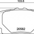 Sada brzdových destiček BREMBO P83174 Sada brzdových destiček BREMBO P83174