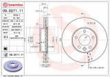 Brzdový kotouč BREMBO 09.D211.11
