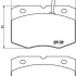 Sada brzdových destiček BREMBO PA6019 - IVECO