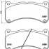 Sada brzdových destiček BREMBO P83146 - LEXUS Sada brzdových destiček BREMBO P83146 - LEXUS