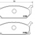 Sada brzdových destiček BREMBO P79003 Sada brzdových destiček BREMBO P79003