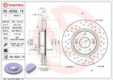 Brzdový kotouč BREMBO 09.A532.1X - HYUNDAI, KIA