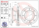 Brzdový kotouč BREMBO 09.A563.30