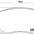 Sada brzdových destiček BREMBO P49028 - MAZDA Sada brzdových destiček BREMBO P49028 - MAZDA