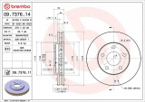 Brzdový kotouč BREMBO 09.7376.11