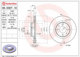 Brzdový kotouč BREMBO 09.5307.10 - SEAT