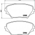 Sada brzdových destiček BREMBO P83055 - TOYOTA Sada brzdových destiček BREMBO P83055 - TOYOTA