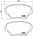 Sada brzdových destiček BREMBO P83055 - TOYOTA