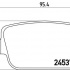 Sada brzdových destiček BREMBO P44017 Sada brzdových destiček BREMBO P44017