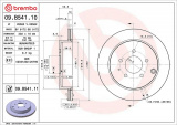 Brzdový kotouč BREMBO 09.B541.11 - MAZDA