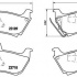Sada brzdových destiček BREMBO P50044 - MERCEDES-BENZ Sada brzdových destiček BREMBO P50044 - MERCEDES-BENZ