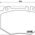 Sada brzdových destiček BREMBO P50048 - MERCEDES-BENZ Sada brzdových destiček BREMBO P50048 - MERCEDES-BENZ