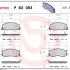 Sada brzdových destiček BREMBO P83093 - TOYOTA Sada brzdových destiček BREMBO P83093 - TOYOTA