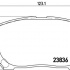 Sada brzdových destiček BREMBO P83061 - TOYOTA Sada brzdových destiček BREMBO P83061 - TOYOTA