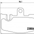 Sada brzdových destiček BREMBO P83059 - LEXUS Sada brzdových destiček BREMBO P83059 - LEXUS