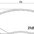Sada brzdových destiček BREMBO P54015 - DAIHATSU, MITSUBISHI Sada brzdových destiček BREMBO P54015 - DAIHATSU, MITSUBISHI