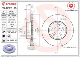 Brzdový kotouč BREMBO 09.D525.13 - MERCEDES-BENZ