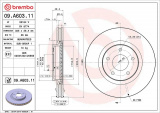 Brzdový kotouč BREMBO 09.A603.11
