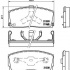 Sada brzdových destiček BREMBO P16005 - DAIHATSU Sada brzdových destiček BREMBO P16005 - DAIHATSU