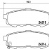 Sada brzdových destiček BREMBO P49042 Sada brzdových destiček BREMBO P49042