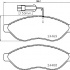 Sada brzdových destiček BREMBO P23143 Sada brzdových destiček BREMBO P23143