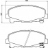 Sada brzdových destiček BREMBO P28043 Sada brzdových destiček BREMBO P28043