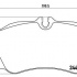 Sada brzdových destiček BREMBO P65019 - PORSCHE Sada brzdových destiček BREMBO P65019 - PORSCHE