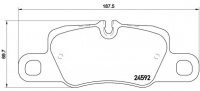 Sada brzdových destiček BREMBO P65024 Sada brzdových destiček BREMBO P65024