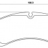 Sada brzdových destiček BREMBO P65025 - PORSCHE Sada brzdových destiček BREMBO P65025 - PORSCHE