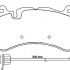 Sada brzdových destiček BREMBO P50127 - AUDI, MERCEDES-BENZ Sada brzdových destiček BREMBO P50127 - AUDI, MERCEDES-BENZ
