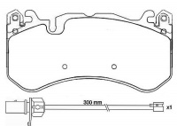 Sada brzdových destiček BREMBO P50127 - AUDI, MERCEDES-BENZ Sada brzdových destiček BREMBO P50127 - AUDI, MERCEDES-BENZ