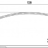 Sada brzdových destiček BREMBO P49022 - MAZDA Sada brzdových destiček BREMBO P49022 - MAZDA