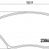 Sada brzdových destiček BREMBO P49029 - MAZDA Sada brzdových destiček BREMBO P49029 - MAZDA
