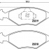 Sada brzdových destiček BREMBO P23124 - FIAT Sada brzdových destiček BREMBO P23124 - FIAT