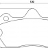 Sada brzdových destiček BREMBO P47002 - LOTUS Sada brzdových destiček BREMBO P47002 - LOTUS