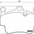 Sada brzdových destiček BREMBO P65015 - PORSCHE Sada brzdových destiček BREMBO P65015 - PORSCHE