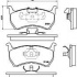 Sada brzdových destiček BREMBO P49004 - MAZDA Sada brzdových destiček BREMBO P49004 - MAZDA