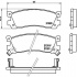 Sada brzdových destiček BREMBO P49025 - MAZDA Sada brzdových destiček BREMBO P49025 - MAZDA