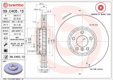 Brzdový kotouč BREMBO 09.C405.13 - BMW