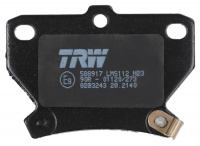 Sada brzdových destiček TRW GDB3243 - TOYOTA YARIS