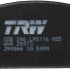 Sada brzdových destiček TRW GDB296 - FIAT, SEAT