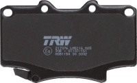 Sada brzdových destiček TRW GDB1154 - TOYOTA LAND CRUISER