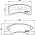 Sada brzdových destiček BREMBO P16011 - DAIHATSU, MITSUBISHI Sada brzdových destiček BREMBO P16011 - DAIHATSU, MITSUBISHI
