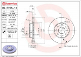 Brzdový kotouč BREMBO 09.6725.10 - FIAT
