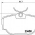 Sada brzdových destiček BREMBO P44009 - LAND ROVER Sada brzdových destiček BREMBO P44009 - LAND ROVER
