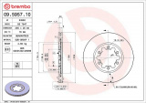 Brzdový kotouč BREMBO 09.5957.10 - MAZDA