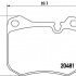 Sada brzdových destiček BREMBO P65002 - PORSCHE Sada brzdových destiček BREMBO P65002 - PORSCHE